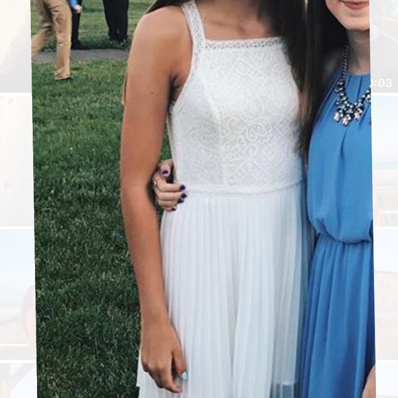 White floral nice dress - Picture 1 of 3